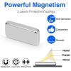 imageDIYMAG 12 Pack Strong Neodymium Bar MagnetsBlack Powerful Rare Earth Magnets Heavy Duty Metal Neodymium Magnet with DoubleSided Adhesive for Fridge Kitchen DIY Craft and Office Science 40x10x5mmSilver