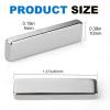 imageDIYMAG 12 Pack Strong Neodymium Bar MagnetsBlack Powerful Rare Earth Magnets Heavy Duty Metal Neodymium Magnet with DoubleSided Adhesive for Fridge Kitchen DIY Craft and Office Science 40x10x5mmSilver