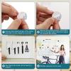 imageDIYMAG 20 Pack Strong Magnets with Double Sided Adhesive 126quot x 012quot Round Permanent Powerful Neodymium Disc Rare Earth Magnet for Fridge Classroom DIY Building Scientific Craft and Office BlackBlack