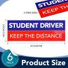 imageDIYMAG 2Pcs Blank Car Magnets 24x12 Inch Cars Door Magnet Signs Rounded Corners Flexible Magnetic Bumper Sticker to Advertise Cover Logo Prevent Vehicle Scratches Dents9x326P