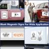 imageDIYMAG 2Pcs Blank Car Magnets24x17 Inch Car Door Magnets Set Signs Rounded Corners Flexible Magnetic Bumper Sticker to Advertise Cover Logo Prevent Cars Scratches Dents17x122P