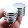 imageDIYMAG 4 Pack Strong Magnets with Double Sided Adhesive 126quot x 012quot Round Permanent Powerful Neodymium Disc Rare Earth Magnet for Fridge Classroom DIY Building Scientific Craft and OfficeSilver