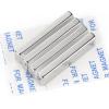 imageDIYMAG 4 Pack Strong Neodymium Bar Magnets Powerful Rare Earth Magnetic Heavy Duty Metal Magnet with DoubleSided Adhesive for Fridge Kitchen DIY Craft and Office Science 40x10x5mmSilver