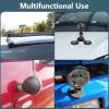 imageDIYMAG 4Pcs Rubber Coated AntiScratch Mounting Magnets Adhesive Power 30LBS Neodymium Magnet Based with M5 Threaded Studs Strong Magnetic Hold The Base for Light Bar Mirror Camera PTZ169 Inch20p Cross Bolt