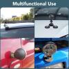 imageDIYMAG 4Pcs Rubber Coated AntiScratch Mounting Magnets Adhesive Power 30LBS Neodymium Magnet Based with M5 Threaded Studs Strong Magnetic Hold The Base for Light Bar Mirror Camera PTZ169 Inch4p Cross Bolt