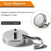 imageDIYMAG 6 Packs Magnetic Hooks150 Lb Heavy Duty Neodymium Magnets for Refrigerator Strong Cruise Ship Essentials Hook for Hanging Magnetics Hanger for Grill150lbs6P