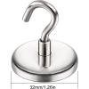 imageDIYMAG 6 Packs Magnetic Hooks150 Lb Heavy Duty Neodymium Magnets for Refrigerator Strong Cruise Ship Essentials Hook for Hanging Magnetics Hanger for Grill118lbs6P