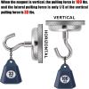 imageDIYMAG 6 Packs Magnetic Hooks150 Lb Heavy Duty Neodymium Magnets for Refrigerator Strong Cruise Ship Essentials Hook for Hanging Magnetics Hanger for Grill118lbs6P