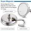 imageDIYMAG 6 Packs Magnetic Hooks150 Lb Heavy Duty Neodymium Magnets for Refrigerator Strong Cruise Ship Essentials Hook for Hanging Magnetics Hanger for Grill118lbs6P
