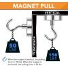 imageDIYMAG 6 Packs Magnetic Hooks150 Lb Heavy Duty Neodymium Magnets for Refrigerator Strong Cruise Ship Essentials Hook for Hanging Magnetics Hanger for Grill150lbs6P