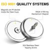 imageDIYMAG 6Pcs Neodymium Round Base Cup Magnet 40LBS Strong Rare Earth Magnets with Heavy Duty Countersunk Hole and Stainless Screws for Refrigerator Magnets Office Craft 079 x 02 inch SilverSilver