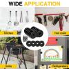 imageDIYMAG 6Pcs Neodymium Round Base Cup Magnet 40LBS Strong Rare Earth Magnets with Heavy Duty Countersunk Hole and Stainless Screws for Refrigerator Magnets Office Craft 079 x 02 inch SilverBlack