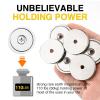 imageDIYMAG 6Pcs Neodymium Round Base Cup Magnet 40LBS Strong Rare Earth Magnets with Heavy Duty Countersunk Hole and Stainless Screws for Refrigerator Magnets Office Craft 079 x 02 inch SilverSilver