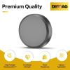 imageDIYMAG Ceramic Round Magnets for Crafts 75 Packs with Adhesive Backing 098Inch 25mm Small Magnets Perfect for Fridge DIY Building Scientific Craft and Office098  02Inch75p25x5mm