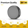 imageDIYMAG Ceramic Round Magnets for Crafts 75 Packs with Adhesive Backing 098Inch 25mm Small Magnets Perfect for Fridge DIY Building Scientific Craft and Office098  02Inch75p18x5mm