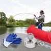 imageDIYMAG Fishing Magnet Kit 800 LBs Strong Double Side Neodymium Fishing Magnets Kit with Case Carring Bag Magnetic Pickup Tool for Yard Nails and Retrieving in RiverDouble Sided