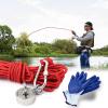 imageDIYMAG Fishing Magnet Kit 800 LBs Strong Double Side Neodymium Fishing Magnets Kit with Case Carring Bag Magnetic Pickup Tool for Yard Nails and Retrieving in RiverDouble Sided