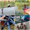 imageDIYMAG Fishing Magnet Kit 800 LBs Strong Double Side Neodymium Fishing Magnets Kit with Case Carring Bag Magnetic Pickup Tool for Yard Nails and Retrieving in RiverDouble Sided With Bag