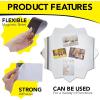 imageDIYMAG Magnetic Adhesive Sheets 8quot x 10quot 25 Pack Magnetics Sheet with Adhesives Backing Flexible Magnet for Crafts Photos and Die Storage Easy Peel and Stick to Cut into Any Size4 x 6