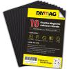 imageDIYMAG Magnetic Adhesive Sheets 8quot x 10quot 25 Pack Magnetics Sheet with Adhesives Backing Flexible Magnet for Crafts Photos and Die Storage Easy Peel and Stick to Cut into Any Size4 x 6