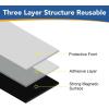 imageDIYMAG Magnetic Adhesive Sheets 8quot x 10quot 25 Pack Magnetics Sheet with Adhesives Backing Flexible Magnet for Crafts Photos and Die Storage Easy Peel and Stick to Cut into Any Size4 x 6