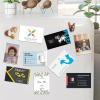 imageDIYMAG Magnetic Adhesive Sheets 8quot x 10quot 25 Pack Magnetics Sheet with Adhesives Backing Flexible Magnet for Crafts Photos and Die Storage Easy Peel and Stick to Cut into Any Size35 x 2