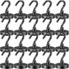 imageDIYMAG Magnetic Hooks 30lbs Magnet Hook 2025 Cruise Cabin Ship Essentials Heavy Duty Strong Magnets Refrigerator Fridge Hanging for Classroom Beach Vacation Kitchen Grills Home 60 PackBlack