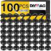 imageDIYMAG Magnetic Hooks 30lbs Magnet Hook 2025 Cruise Cabin Ship Essentials Heavy Duty Strong Magnets Refrigerator Fridge Hanging for Classroom Beach Vacation Kitchen Grills Home 60 PackBlack