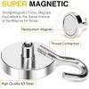 imageDIYMAG Magnetic Hooks 30lbs Magnet Hook 2025 Cruise Cabin Ship Essentials Heavy Duty Strong Magnets Refrigerator Fridge Hanging for Classroom Beach Vacation Kitchen Grills Home 60 PackSilver
