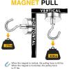 imageDIYMAG Magnetic Hooks 30lbs Magnet Hook 2025 Cruise Cabin Ship Essentials Heavy Duty Strong Magnets Refrigerator Fridge Hanging for Classroom Beach Vacation Kitchen Grills Home 60 PackSilver