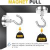 imageDIYMAG Magnetic Hooks 30lbs Magnet Hook 2025 Cruise Cabin Ship Essentials Heavy Duty Strong Magnets Refrigerator Fridge Hanging for Classroom Beach Vacation Kitchen Grills Home 60 PackSilver