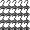 imageDIYMAG Magnetic Hooks 30lbs Magnet Hook 2025 Cruise Cabin Ship Essentials Heavy Duty Strong Magnets Refrigerator Fridge Hanging for Classroom Beach Vacation Kitchen Grills Home 60 PackBlack