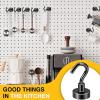 imageDIYMAG Magnetic Hooks 30lbs Magnet Hook 2025 Cruise Cabin Ship Essentials Heavy Duty Strong Magnets Refrigerator Fridge Hanging for Classroom Beach Vacation Kitchen Grills Home 60 PackBlack