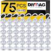 imageDIYMAG Magnetic Hooks 30lbs Magnet Hook 2025 Cruise Cabin Ship Essentials Heavy Duty Strong Magnets Refrigerator Fridge Hanging for Classroom Beach Vacation Kitchen Grills Home 60 PackWhite