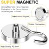 imageDIYMAG Magnetic Hooks 30lbs Magnet Hook 2025 Cruise Cabin Ship Essentials Heavy Duty Strong Magnets Refrigerator Fridge Hanging for Classroom Beach Vacation Kitchen Grills Home 60 PackSilver