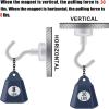 imageDIYMAG Magnetic Hooks 30lbs Magnet Hook 2025 Cruise Cabin Ship Essentials Heavy Duty Strong Magnets Refrigerator Fridge Hanging for Classroom Beach Vacation Kitchen Grills Home 60 PackWhite