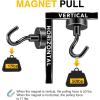 imageDIYMAG Magnetic Hooks 30lbs Magnet Hook 2025 Cruise Cabin Ship Essentials Heavy Duty Strong Magnets Refrigerator Fridge Hanging for Classroom Beach Vacation Kitchen Grills Home 60 PackBlack