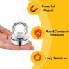 imageDIYMAG Magnetic Hooks 60 lbs27 KG Pulling Force Rare Earth Magnetic Hooks with Countersunk Hole Eyebolt for Home Kitchen Workplace Office and Garage 10 Packs40lbs Magnetic Hooks6P