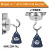 imageDIYMAG Magnetic Hooks110 lb Heavy Duty Strong Magnet with Hook for Hanging Strong Rare Earth Neodymium Magnet Hooks 6 Packs32mm110lbs