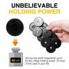 imageDIYMAG Neodymium Round Base Cup Magnet Strong Rare Earth Magnets with Heavy Duty Countersunk Hole and Stainless Screws for Refrigerator Magnetic Office Craft SilverBlack