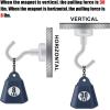 imageDIYMAG Outdoor Hooks for Hanging String Lights White Magnetic Hooks Strong 30lbs Hanging Party Light Wall Cable 2025 Cruise Cabin Ship Essentials Heavy Duty Strong Magnets for Outside Grill 6PCSWhite