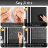 imageDIYMAG Planning Pads 4Pack Acrylic Magnetic Dry Erase Calendar for Fridge Clear Skylight Calendar Set 2025 Magnetic Weekly Monthly Daily Memo Planner Board for Refrigerator with 6 Colors MarkersTransparen