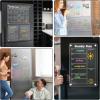 imageDIYMAG Planning Pads 4Pack Acrylic Magnetic Dry Erase Calendar for Fridge Clear Skylight Calendar Set 2025 Magnetic Weekly Monthly Daily Memo Planner Board for Refrigerator with 6 Colors MarkersTransparen