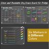 imageDIYMAG Planning Pads 4Pack Acrylic Magnetic Dry Erase Calendar for Fridge Clear Skylight Calendar Set 2025 Magnetic Weekly Monthly Daily Memo Planner Board for Refrigerator with 6 Colors MarkersTransparen