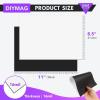 imageDIYMAG Printable Magnetic Sheets 15Pcs 85 x 11 Inch Flexible Magnet Sheets Matte Non Adhesive Magnetic Paper for Inkjet Printer Photo DIY Crafts85 x 11 Inch