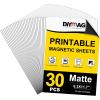 imageDIYMAG Printable Magnetic Sheets 83quot x 117quot 8Pcs Flexible Magnet Sheet Matte Paper for Inkjet Printer Photo Magnetics for DIY Crafts83x117inch