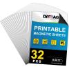 imageDIYMAG Printable Magnetic Sheets 83quot x 117quot 8Pcs Flexible Magnet Sheet Matte Paper for Inkjet Printer Photo Magnetics for DIY Crafts85 x 11 Inch