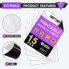 imageDIYMAG Printable Magnetic Sheets 83quot x 117quot 8Pcs Flexible Magnet Sheet Matte Paper for Inkjet Printer Photo Magnetics for DIY Crafts85 x 11 Inch