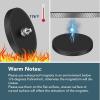 imageDIYMAG Rubber Coated Magnets 12 Pcs Adhesive Power 120LBS AntiScratch Neodymium Magnet Base with M8 Threaded Studs and Nuts Black Strong Magnets Hold for Light Bar Mirror Camera PTZM8120LB346in