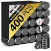 imageDIYMAG Strong Magnets 140Pcs 06x012Inch Fridge Refrigerator Magnet for Crafts with Adhesive Backing Magnetic Small Black Button Ceramic Circle Craft Round Heavy Duty Adhesive Neodymium Whiteboard15x3mm